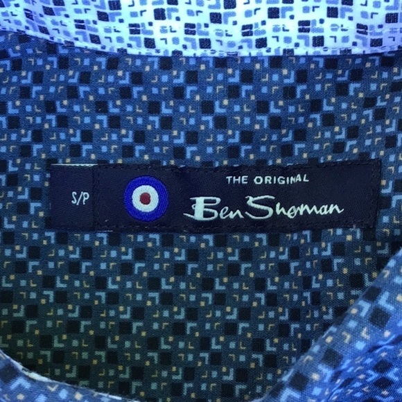 BEN Sherman blue button down shirt small - Picture 6 of 8